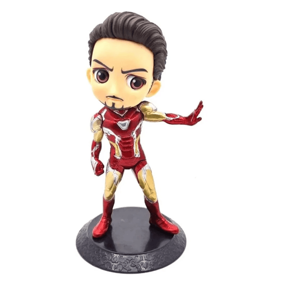 Iron Man Q Posket Chibi Figure | Superhero Collectible 15cm - Drakon Lifestyle India
