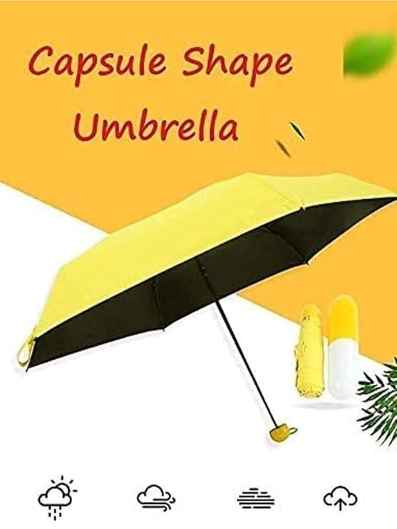 Capsule Mini Folding Umbrella – Compact, Stylish & Full-Size Protection - Drakon Lifestyle India