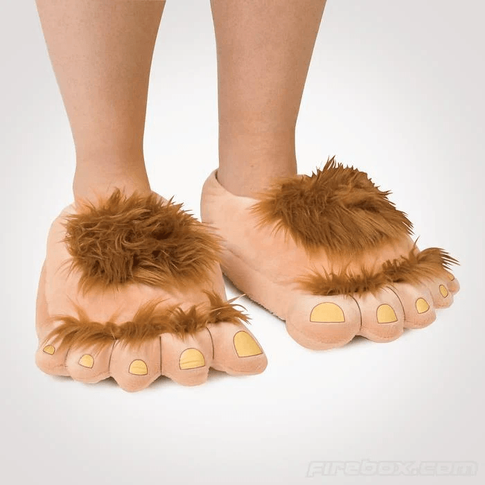 Hobbit Feet Plush Slippers Shoes – Cozy Fun Fantasy Footwear
