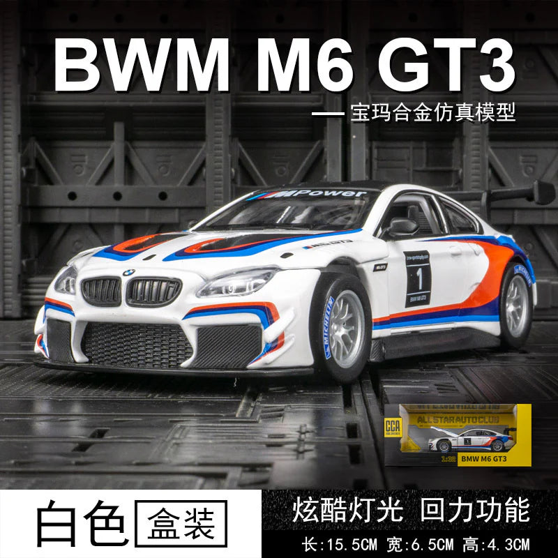 BMW M6 GT3 Diecast Car Model β 1:32 Scale CCA Racing Edition