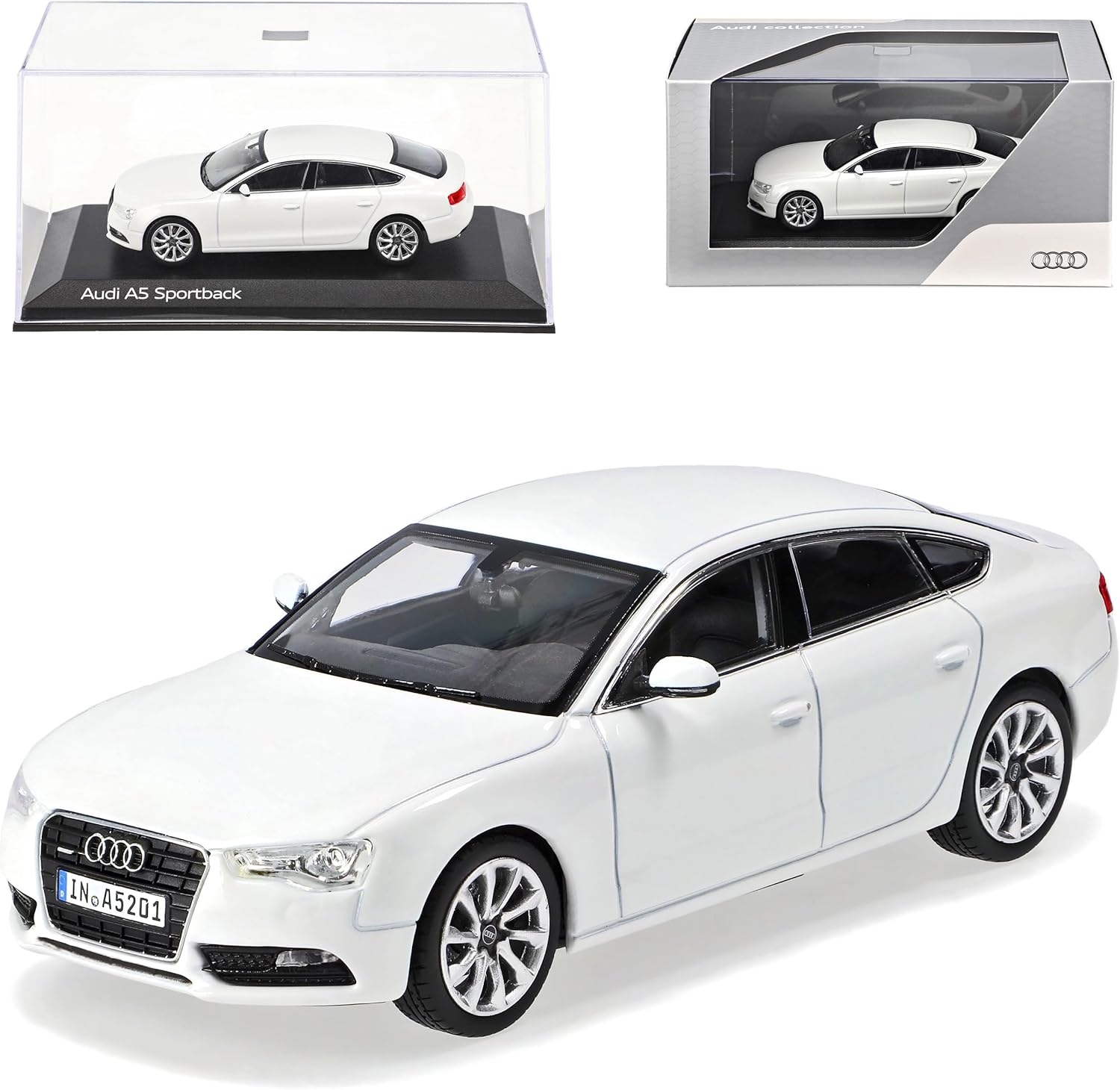 Buy Online 1:64 RMZ City White Audi A5 Sportback Diecast Car