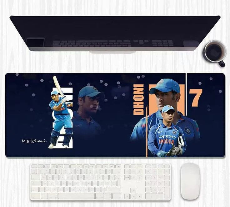 MS Dhoni Jersey No.7 Extended Gaming Deskmat Mouse Pad