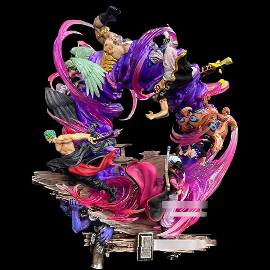 One Piece Zoro vs King Onigashima Battle GK Statue – 23 CM Anime Figure