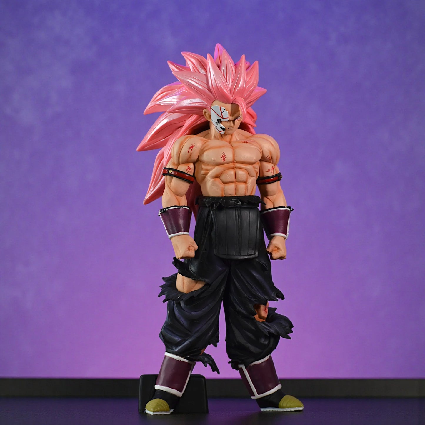 Black Goku SSJ3 with Removable Magnet Mask – 30 CM Dragon Ball Action Figure