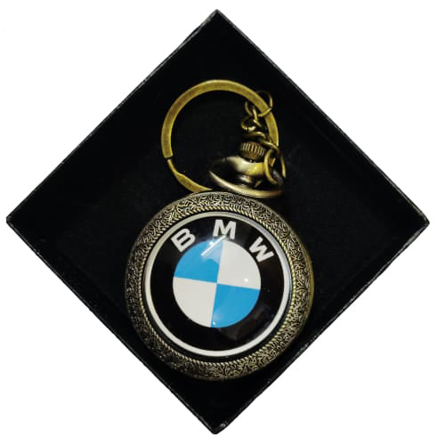 BMW Pocket Watch Keychain – Vintage Car Logo Edition