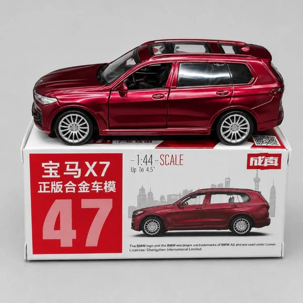 BMW X7 1:44 Scale Die Cast SUV Model Car – Official Licensed Collectible