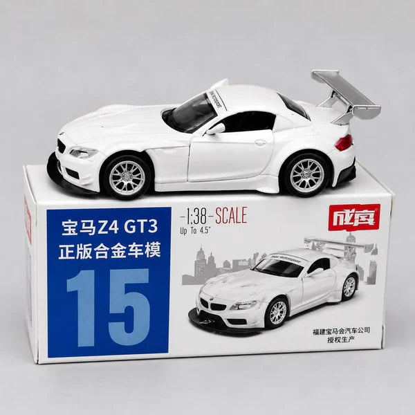 BMW Z4 GT3 1:38 Scale Die Cast Racing Car Model – Official Licensed Collectible