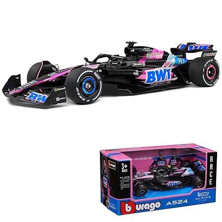 Bburago 1:43 Alpine F1 A524 2024 Die-Cast Model Car | Pierre Gasly & Esteban Ocon - Drakon Lifestyle India