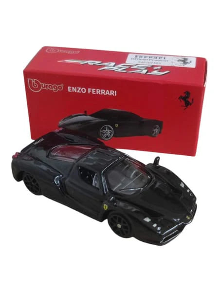 Bburago Ferrari Enzo Diecast Model Car – 1:64 Scale Black Collectible
