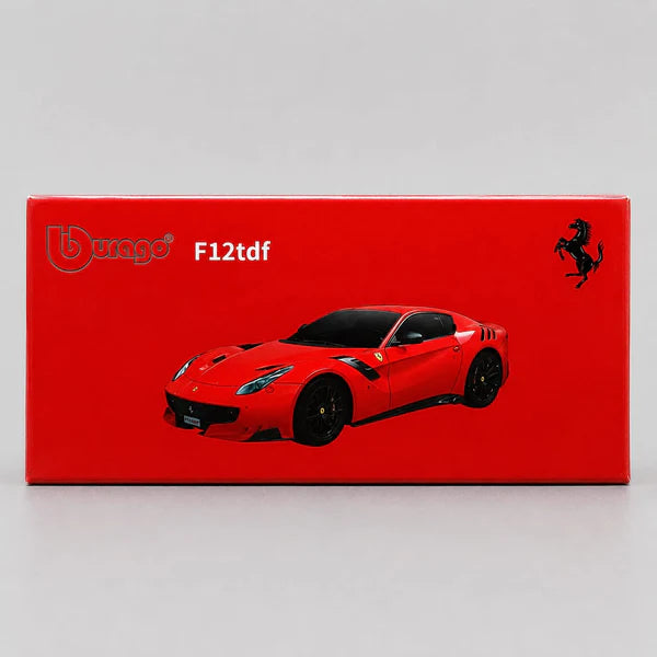 Bburago Ferrari F12tdf 1:64 Scale Die Cast Model Car – Official Collectible