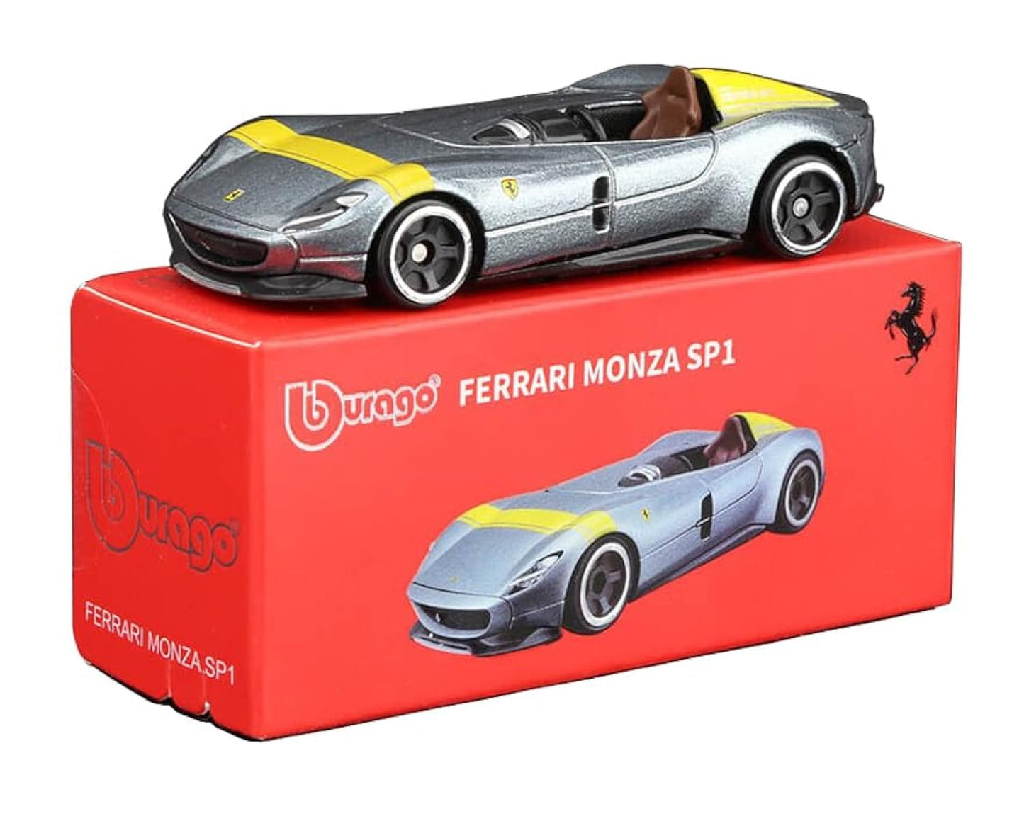 Bburago Ferrari Monza SP1 Diecast Model Car – 1:64 Scale Collectible