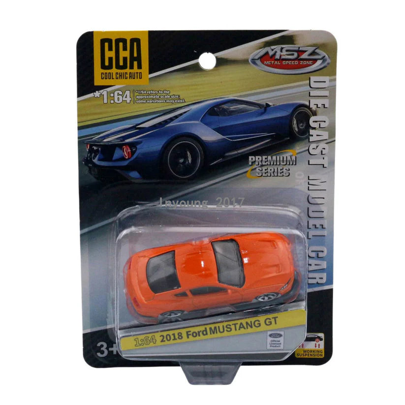 2018 Ford Mustang GT 1:64 Scale Diecast Model Car – Premium Series