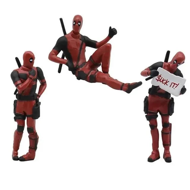 Deadpool Set of 3 Action Figures – Marvel Collectibles - Drakon Lifestyle India