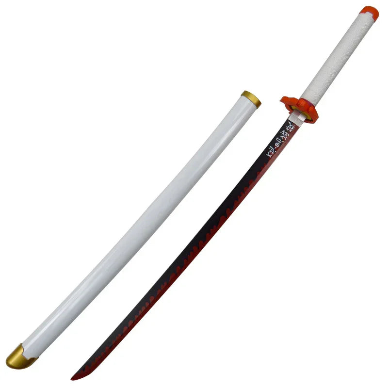 Demon Slayer: Kimetsu no Yaiba – 104 cm Wooden Katana Anime Cosplay - Drakon Lifestyle India