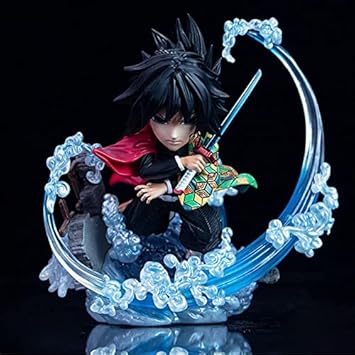 Giyu Tomioka Water Breathing Q Version Figure – 10 CM Demon Slayer Anime Statue