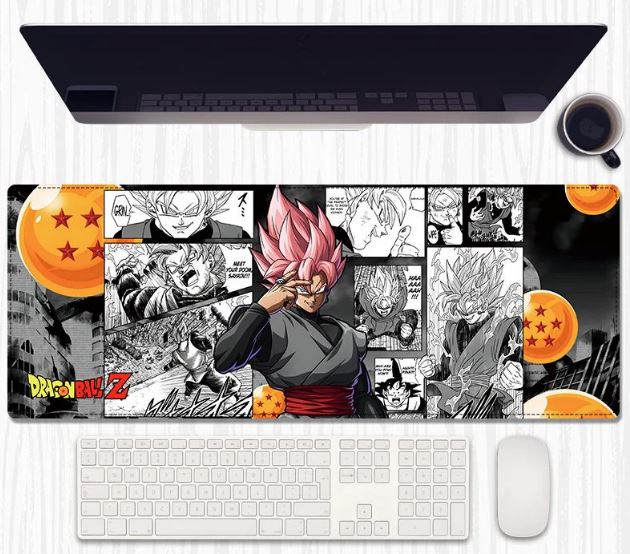 Dragon Star Panels Desk Mat 80×30 cm – Extended Keyboard & Mouse Pad with Anti‑Slip Rubber and Stitched Edges