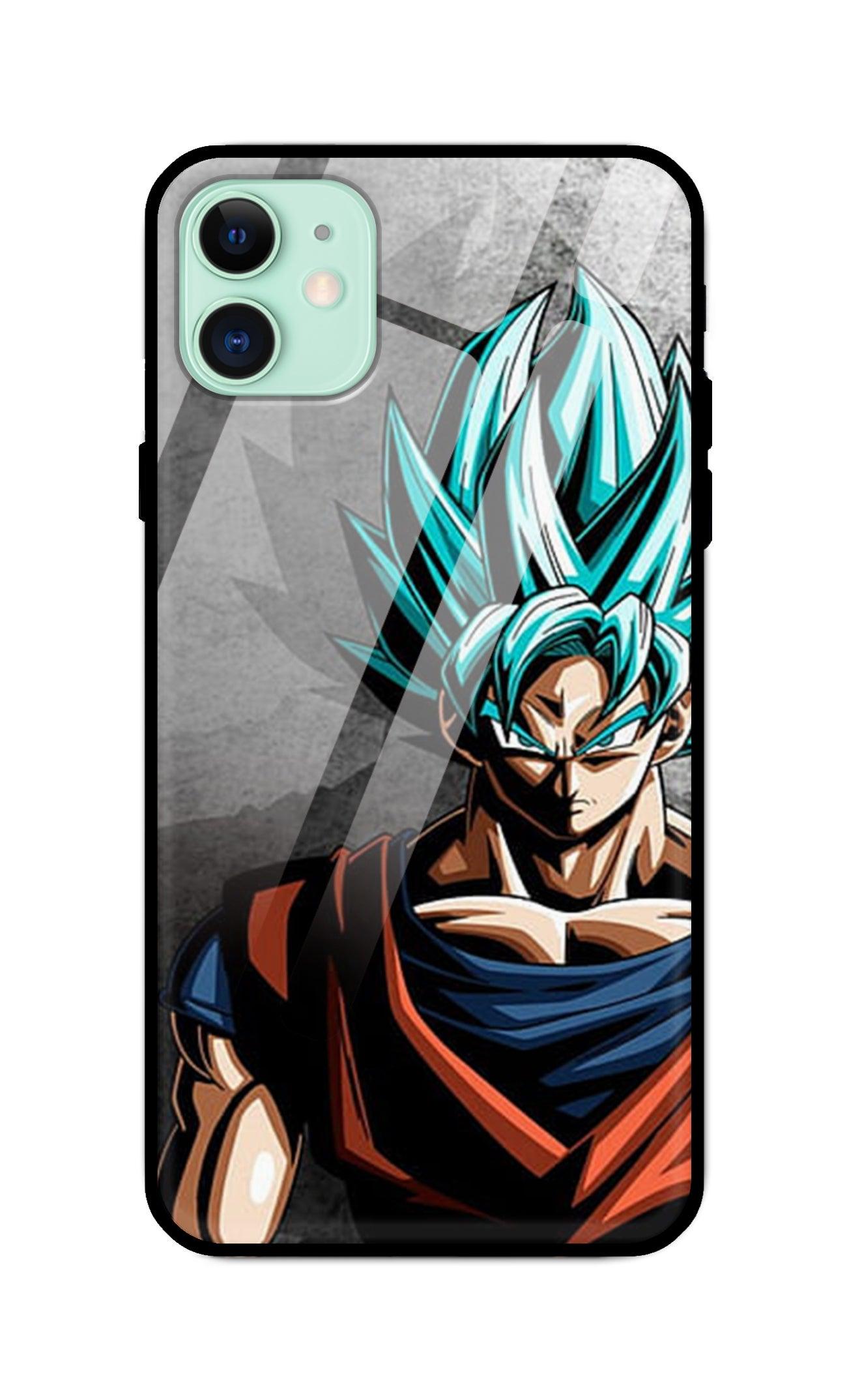 Dragon Ball Z Goku Ultra Hybrid Printed Designer Glass Back Case | Anime-Themed Stylish & Protective Cover - Drakon Lifestyle India
