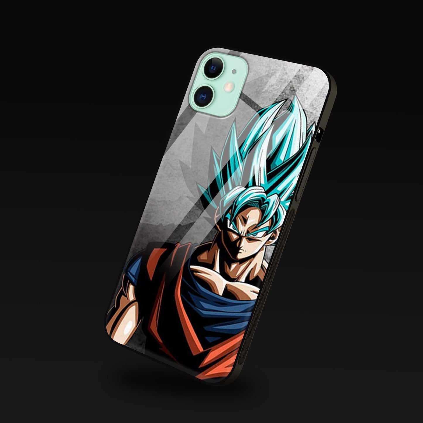 Dragon Ball Z Goku Ultra Hybrid Printed Designer Glass Back Case | Anime-Themed Stylish & Protective Cover - Drakon Lifestyle India