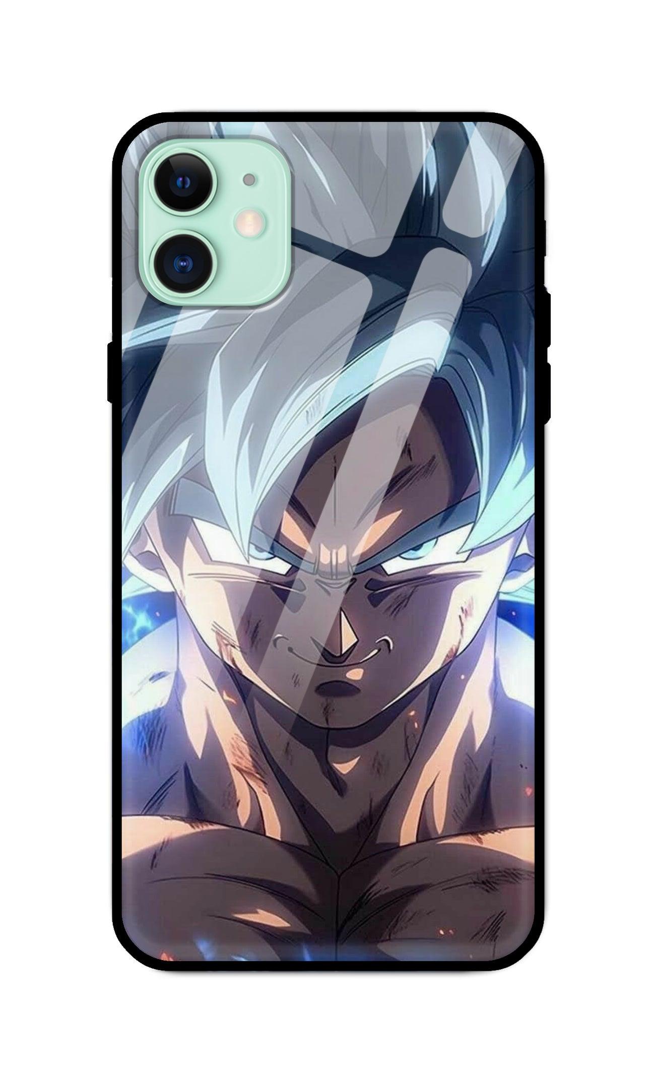Dragon Ball Z Goku Ultra Hybrid Printed Designer Glass Back Case | Anime-Themed Stylish & Protective Cover - Drakon Lifestyle India