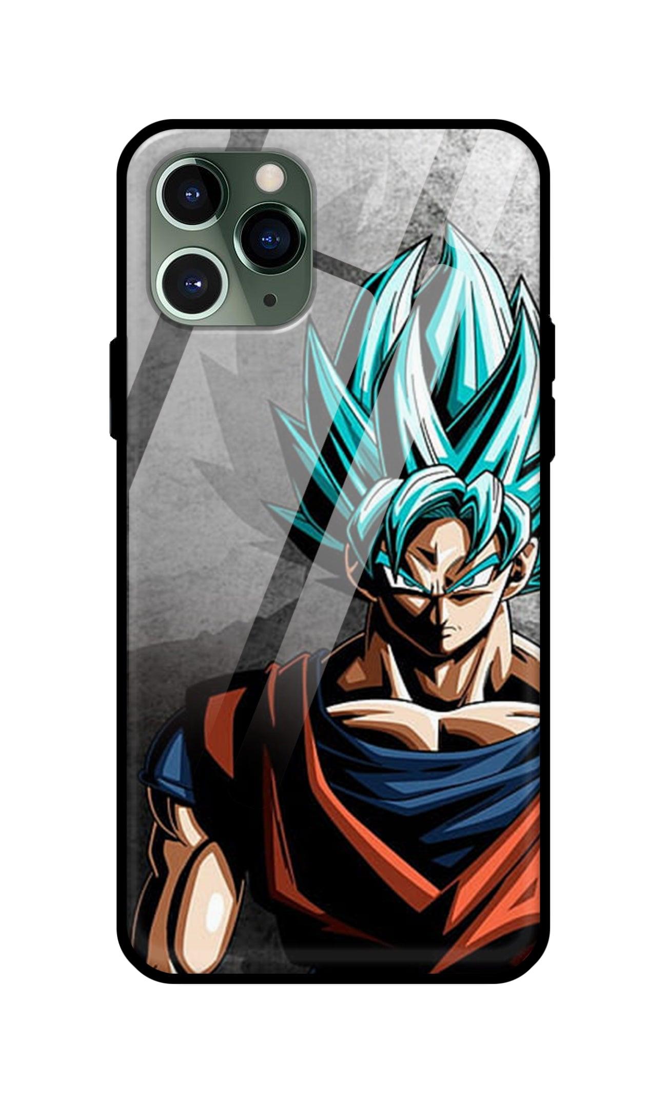 Dragon Ball Z Goku Ultra Hybrid Printed Designer Glass Back Case | Anime-Themed Stylish & Protective Cover - Drakon Lifestyle India