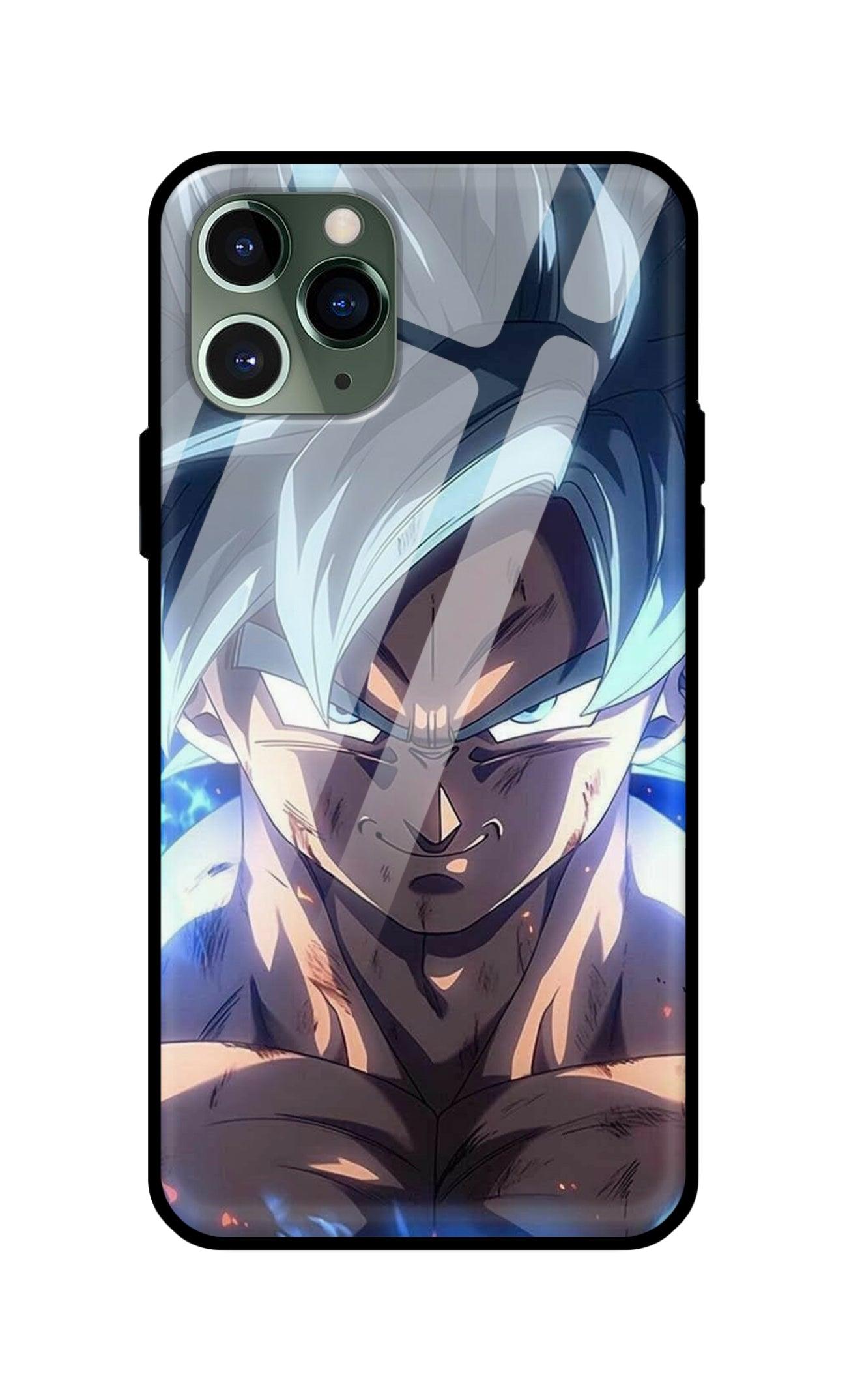 Dragon Ball Z Goku Ultra Hybrid Printed Designer Glass Back Case | Anime-Themed Stylish & Protective Cover - Drakon Lifestyle India