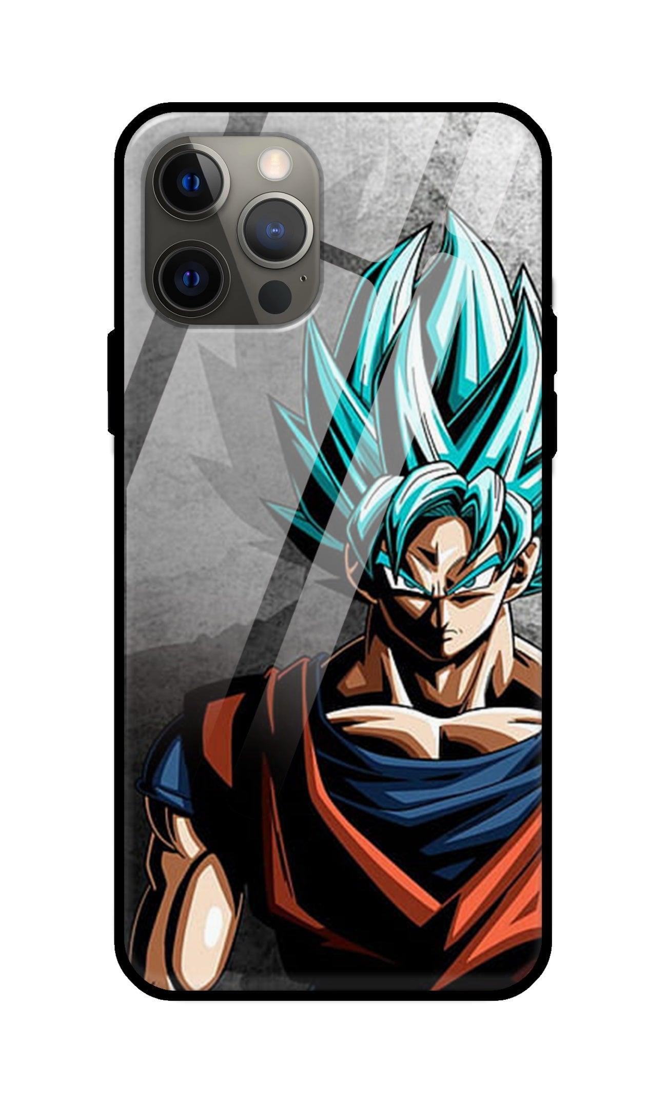 Dragon Ball Z Goku Ultra Hybrid Printed Designer Glass Back Case | Anime-Themed Stylish & Protective Cover - Drakon Lifestyle India