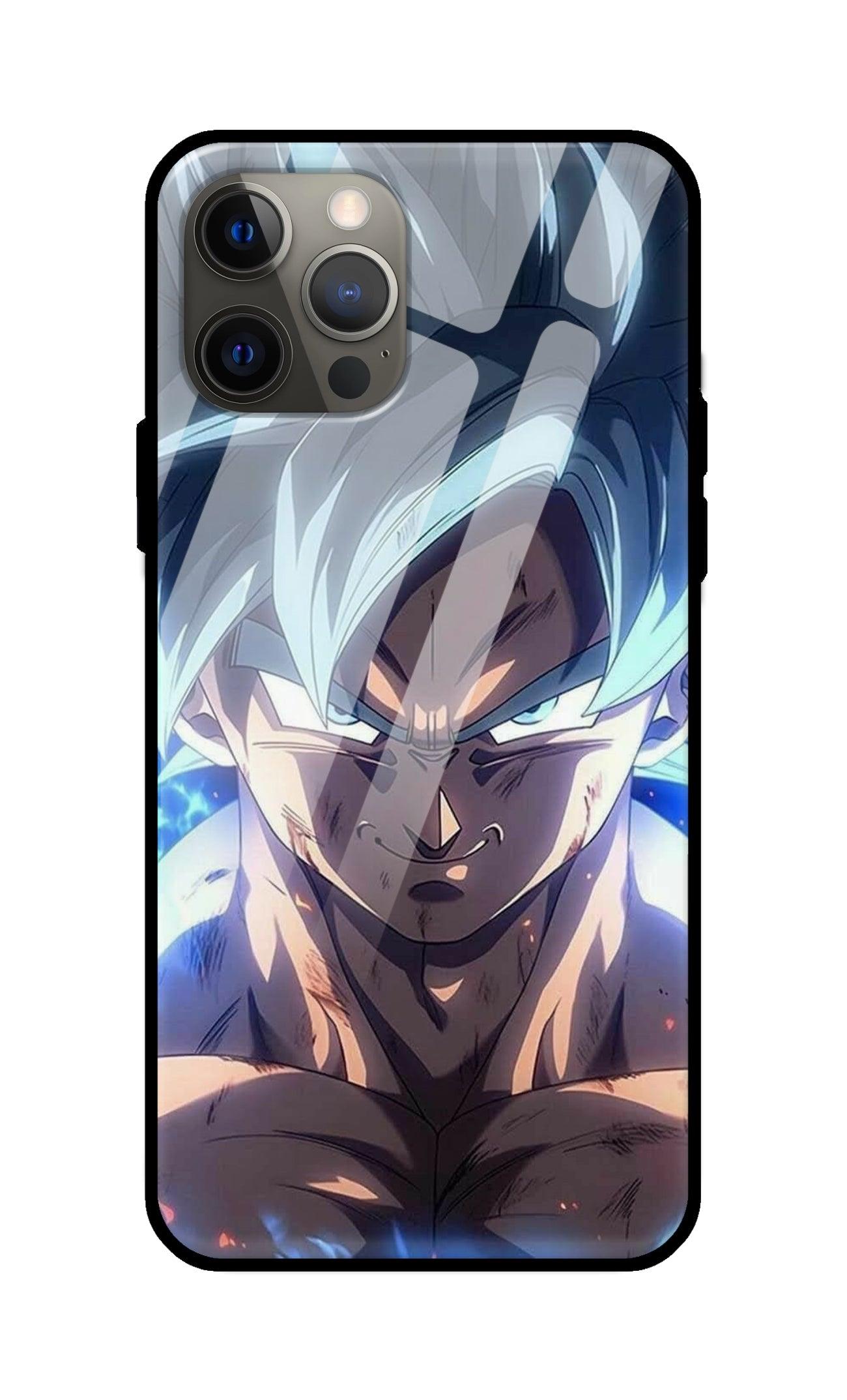 Dragon Ball Z Goku Ultra Hybrid Printed Designer Glass Back Case | Anime-Themed Stylish & Protective Cover - Drakon Lifestyle India