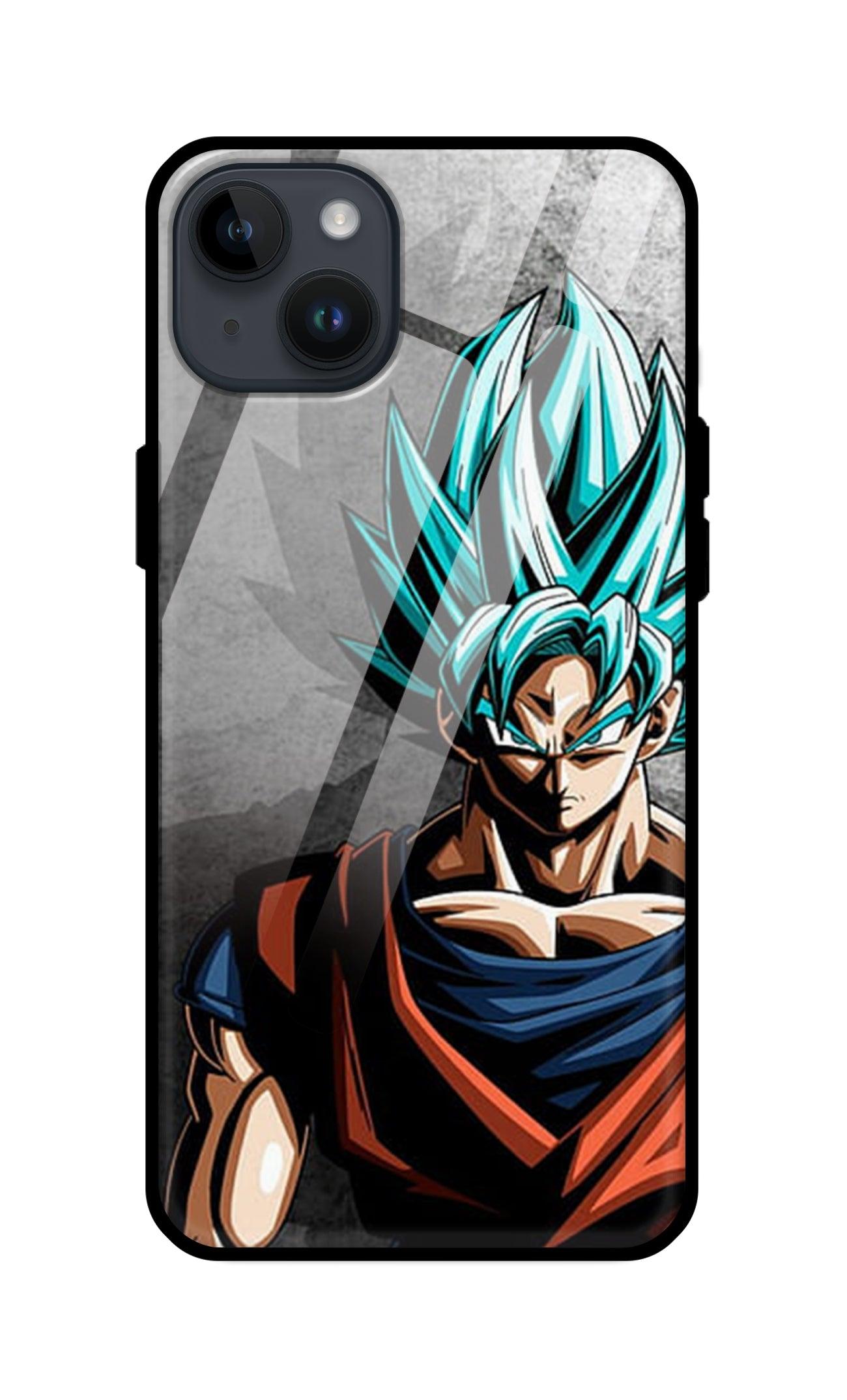 Dragon Ball Z Goku Ultra Hybrid Printed Designer Glass Back Case | Anime-Themed Stylish & Protective Cover - Drakon Lifestyle India