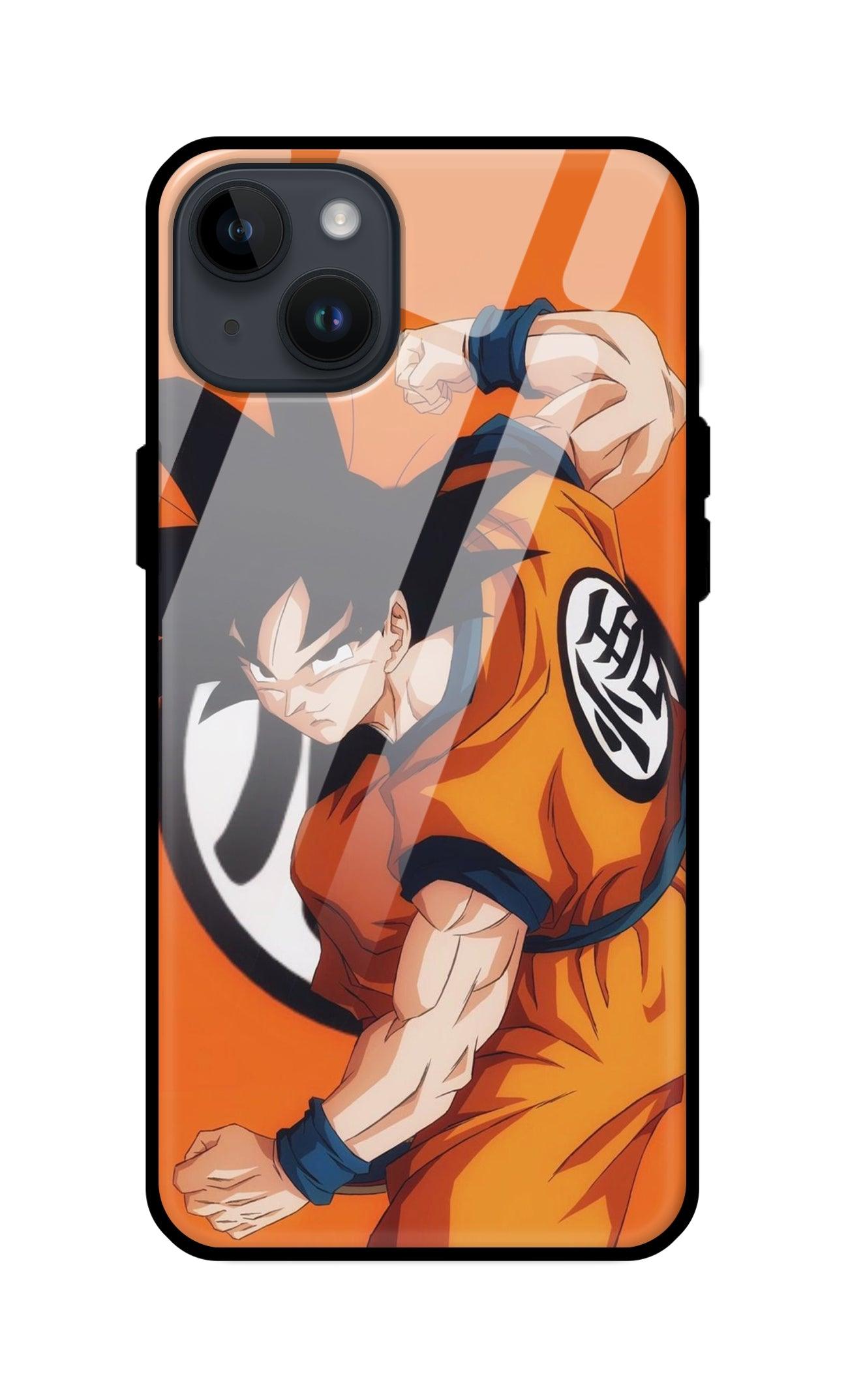 Dragon Ball Z Goku Ultra Hybrid Printed Designer Glass Back Case | Anime-Themed Stylish & Protective Cover - Drakon Lifestyle India