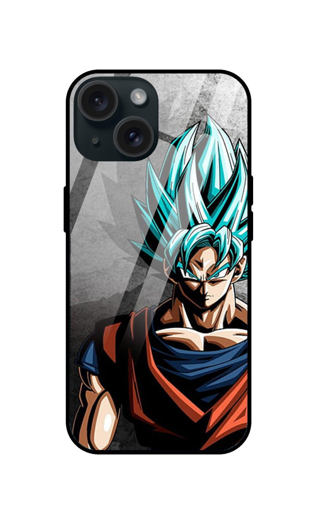 Dragon Ball Z Goku Ultra Hybrid Printed Designer Glass Back Case | Anime-Themed Stylish & Protective Cover - Drakon Lifestyle India