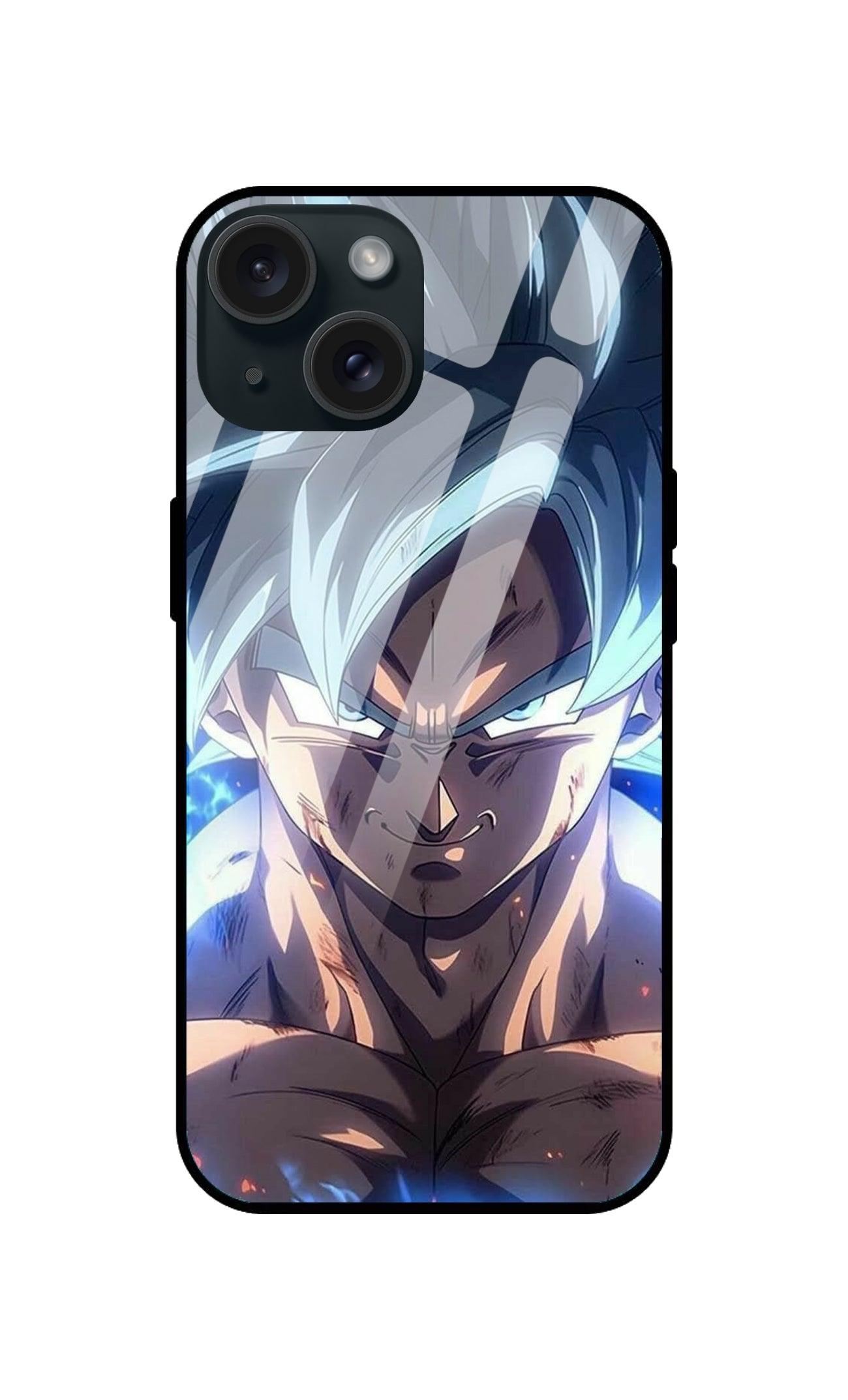 Dragon Ball Z Goku Ultra Hybrid Printed Designer Glass Back Case | Anime-Themed Stylish & Protective Cover - Drakon Lifestyle India