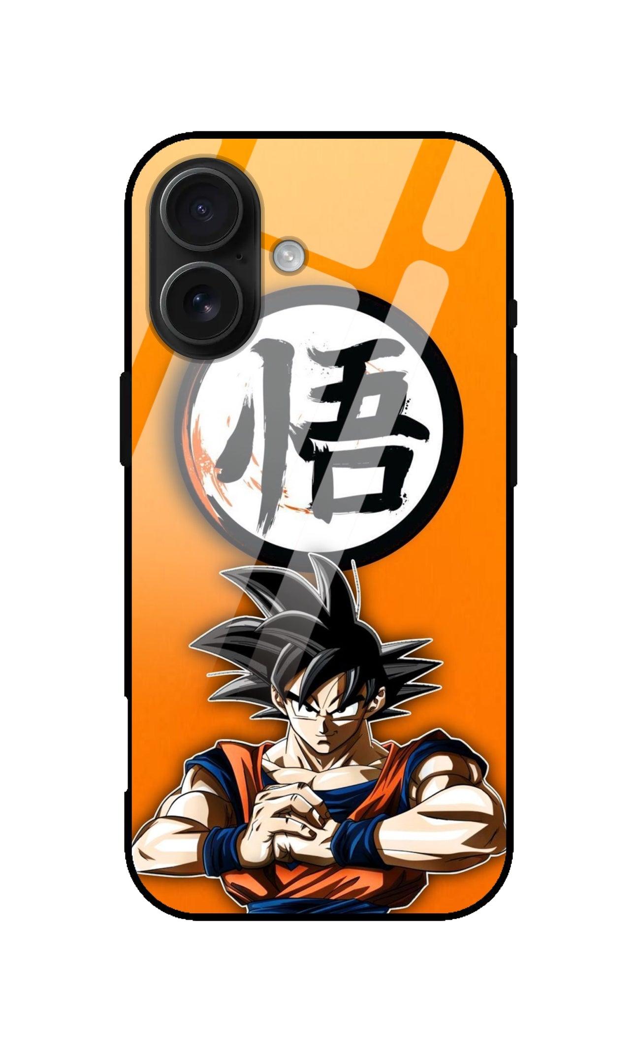 Dragon Ball Z Goku Ultra Hybrid Printed Designer Glass Back Case | Anime-Themed Stylish & Protective Cover - Drakon Lifestyle India