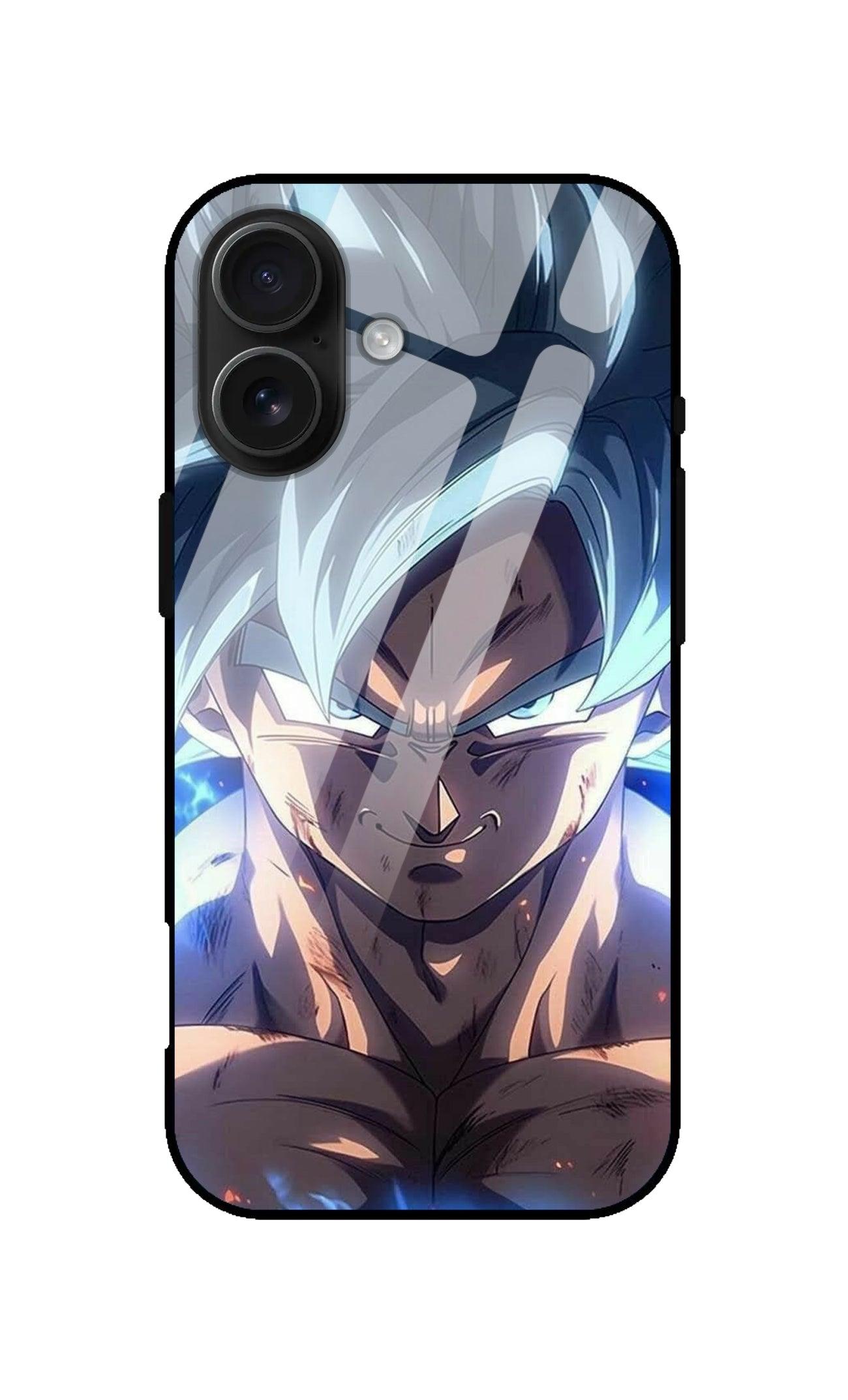 Dragon Ball Z Goku Ultra Hybrid Printed Designer Glass Back Case | Anime-Themed Stylish & Protective Cover - Drakon Lifestyle India