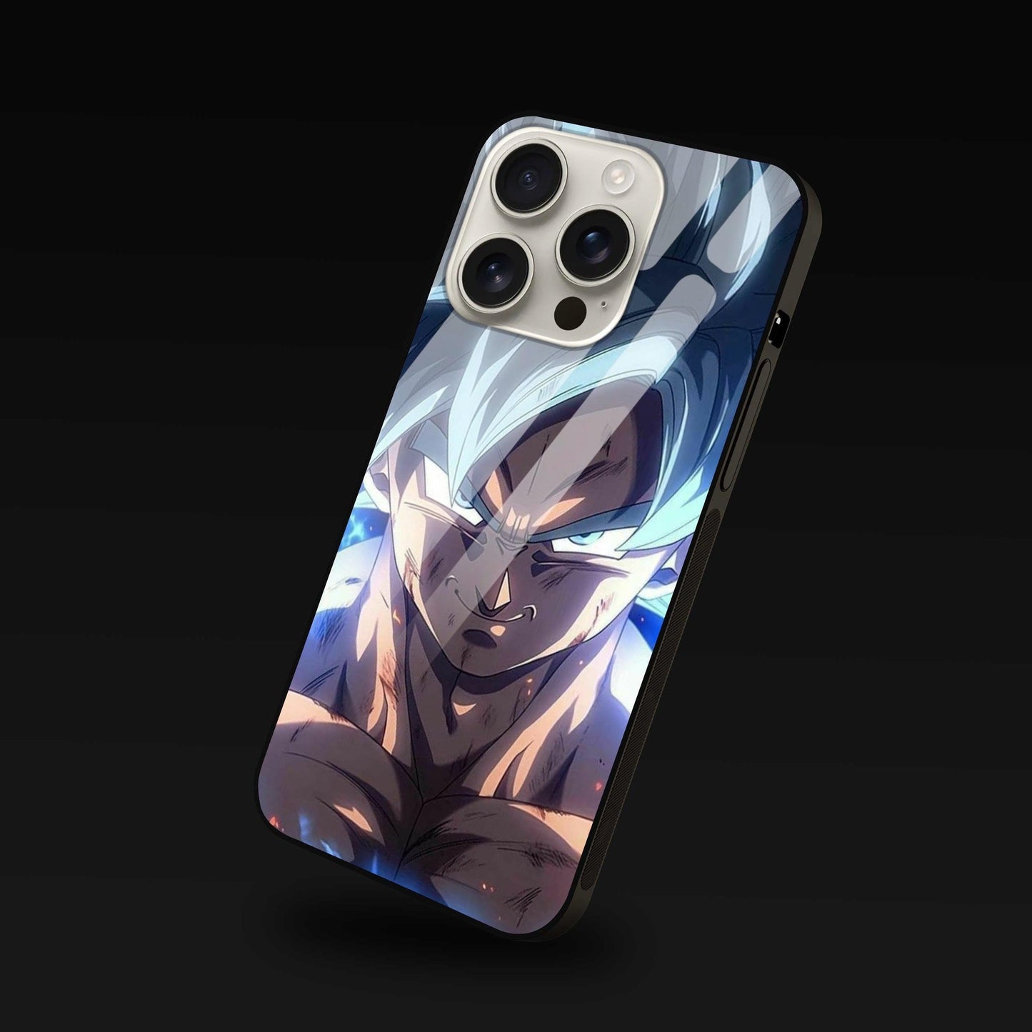 Dragon Ball Z Goku Ultra Hybrid Printed Designer Glass Back Case | Anime-Themed Stylish & Protective Cover - Drakon Lifestyle India