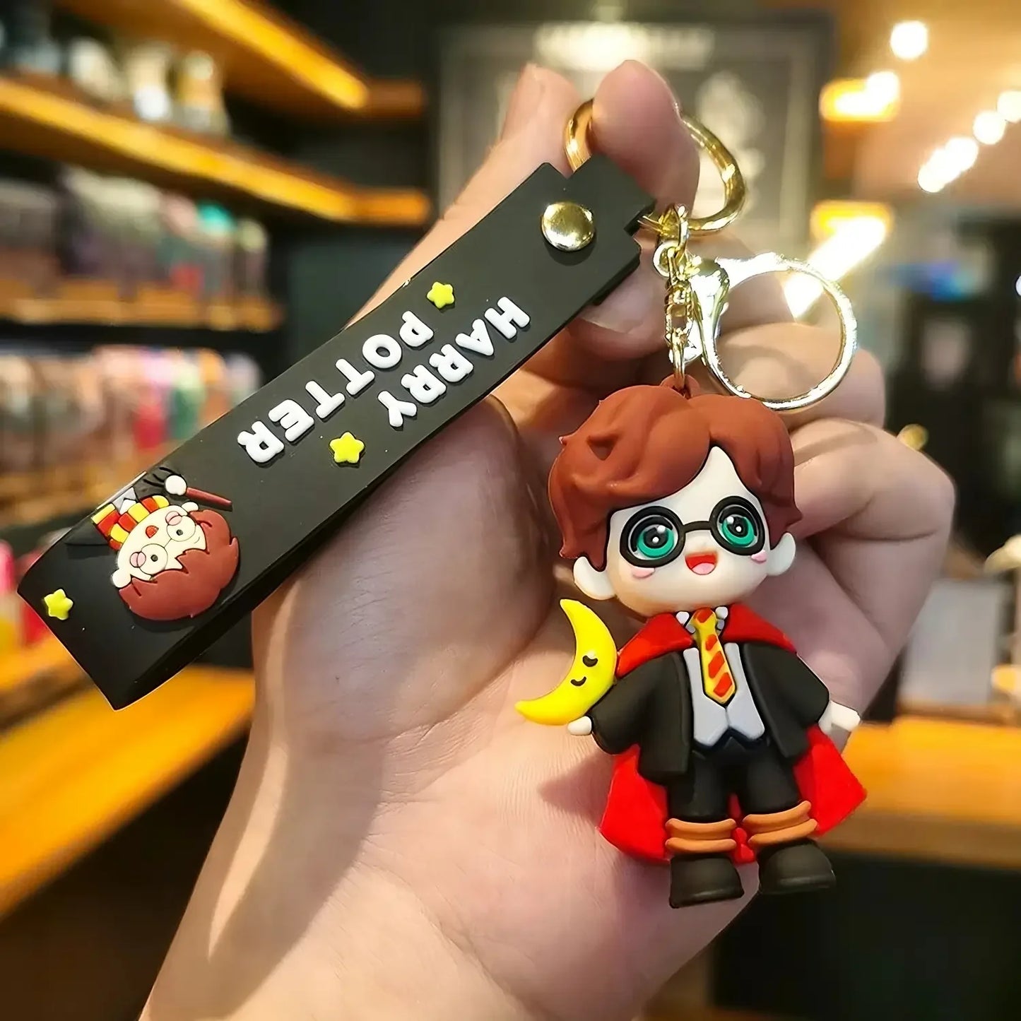 harry potter 3D Keychain | Strap Bag Charm with Hook - Drakon Lifestyle India