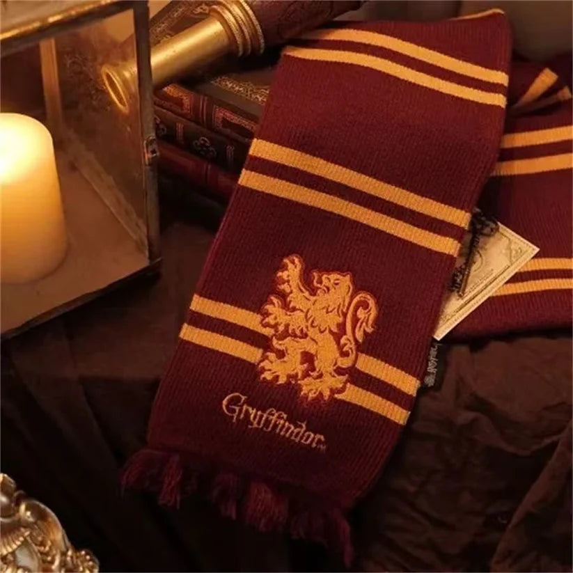 Gryffindor Muffler Scarf Premium – High Quality Wizard House Knit Scarf