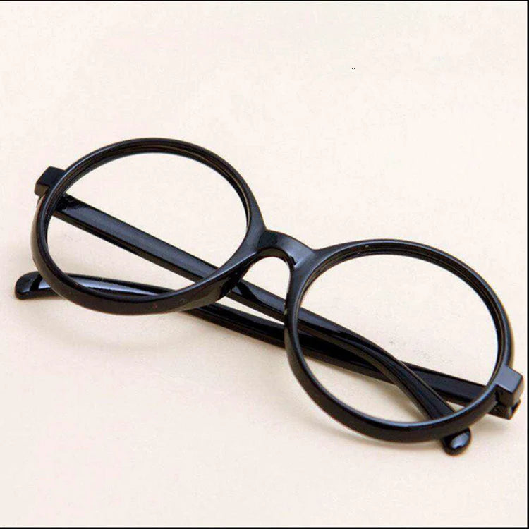 Wizard Round Glasses Frame – Classic Magic Style Spectacles (No Lens)