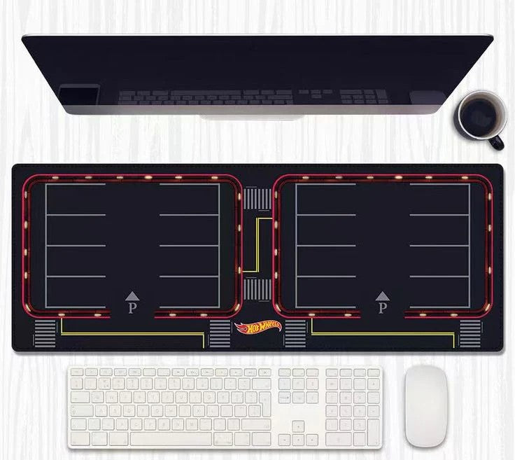 Hot Wheels Parking Garage Desk Mat - Gaming Mouse Pad