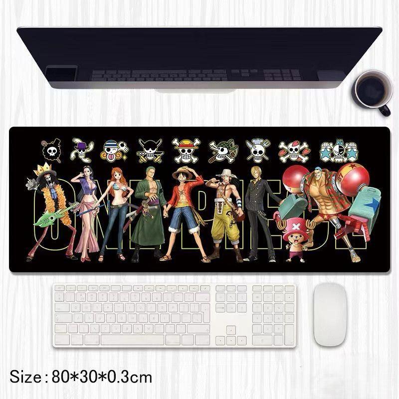 One Piece Anime Extended Gaming Mouse Pad / Desk Mat – 80×30 cm - Drakon Lifestyle India