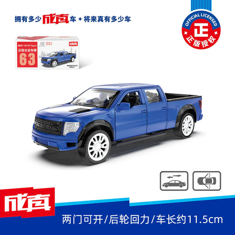 Ford F-150 SVT Raptor 1:52 Scale Diecast Model Truck – Official Licensed Edition