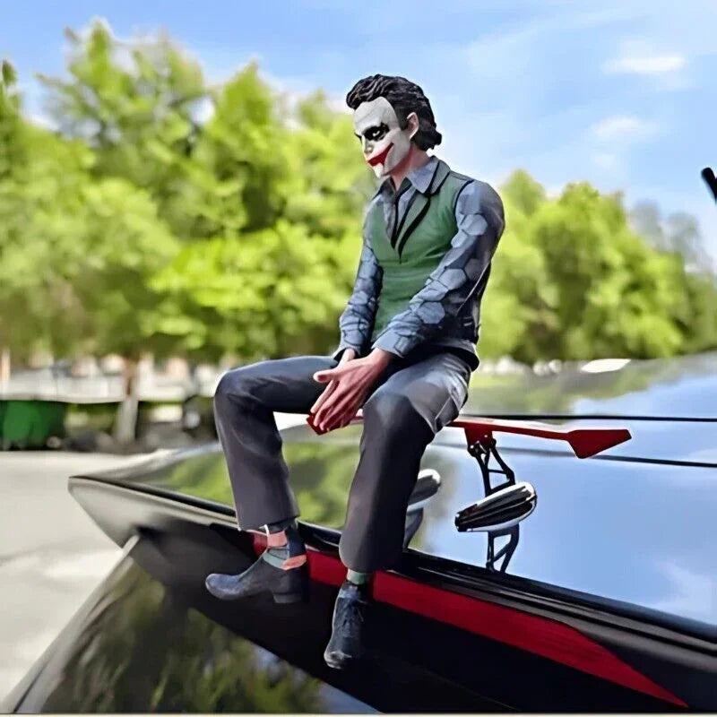 The Dark Knight Joker Prison Scene Collectible Car Mounted Figure – 27 cm - Drakon Lifestyle India
