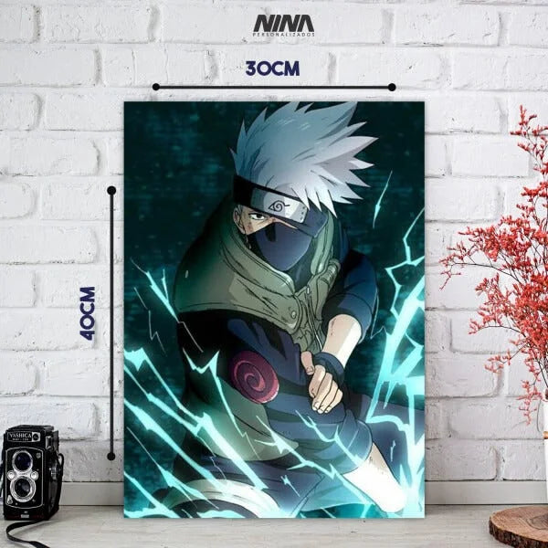 Kakashi Hatake 3D Anime Wall Poster (30x40 CM)