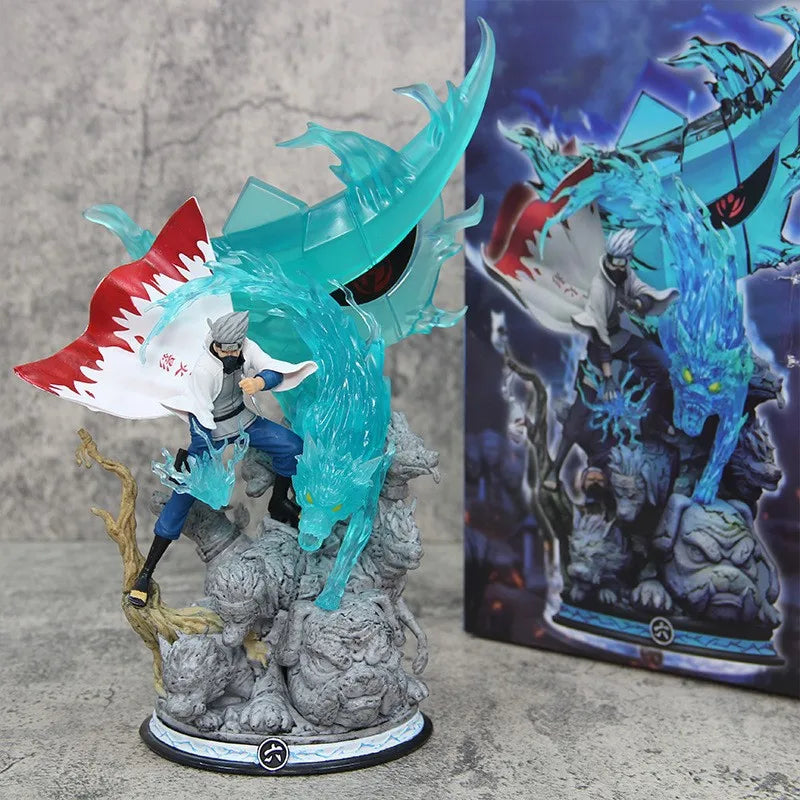 Kakashi Hatake Naruto Action Figure with Lightning Effect – 28 CM