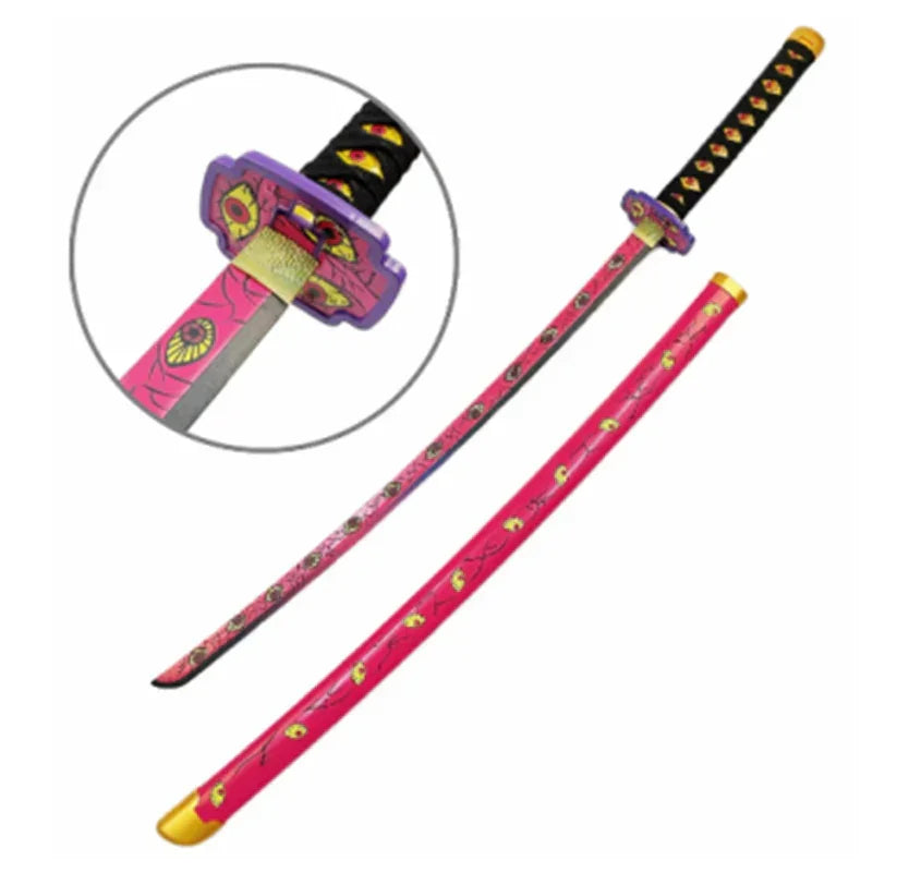 Demon Slayer: Kimetsu no Yaiba – 104 cm Wooden Katana Anime Cosplay - Drakon Lifestyle India