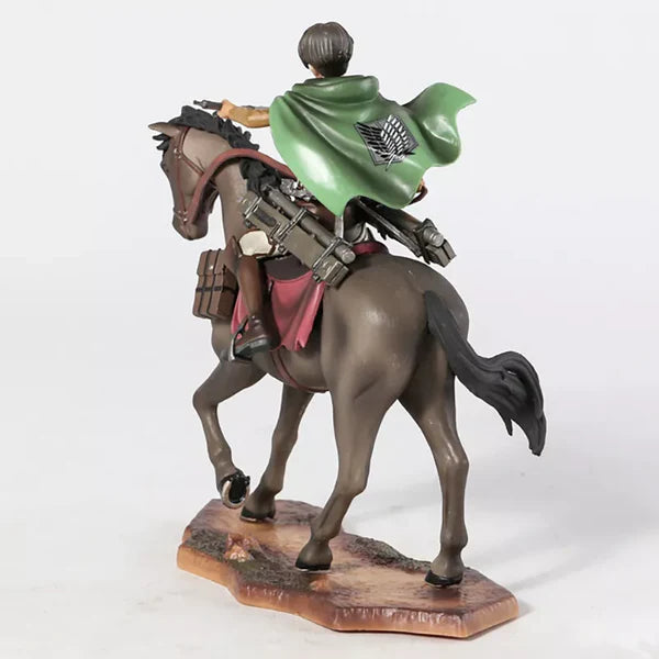 Levi Ackerman on Horse Attack On Titan Action Figure – 20 cm Collectible