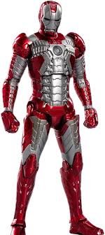 Iron Man Mark 5 Action Figure – Marvel Silver & Red Armor Collectible