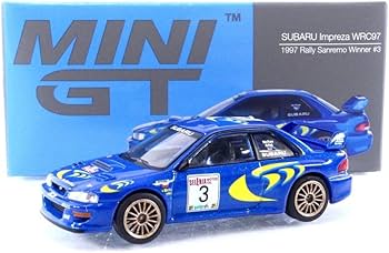 1:64 Subaru Impreza WRC97 Rally Winner Diecast – Mini GT Collector Edition (#986)