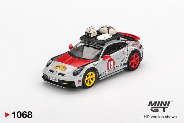 1:64 Porsche 911 Dakar “Uncle Rally” #19 Diecast – Mini GT Collector Edition (#1068)