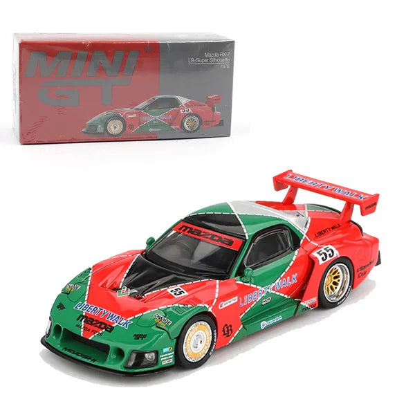 1:64 Mazda RX-7 LB-Super Silhouette 787B Diecast β Mini GT #990 Collector Edition