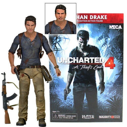 NEECA - Nathan Drake Action Figure – 18 cm Uncharted 4 A Thief’s End Collectible